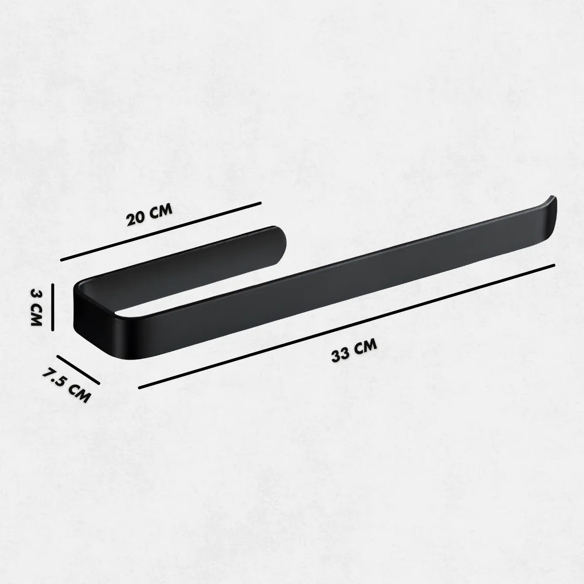 Suporte Multiuso Papel Toalha Com Adesivo Para Parede