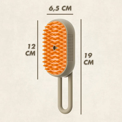 Escova A Vapor Removedora de Pelos Para Pets